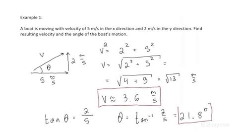 how to calculate resultant velocity